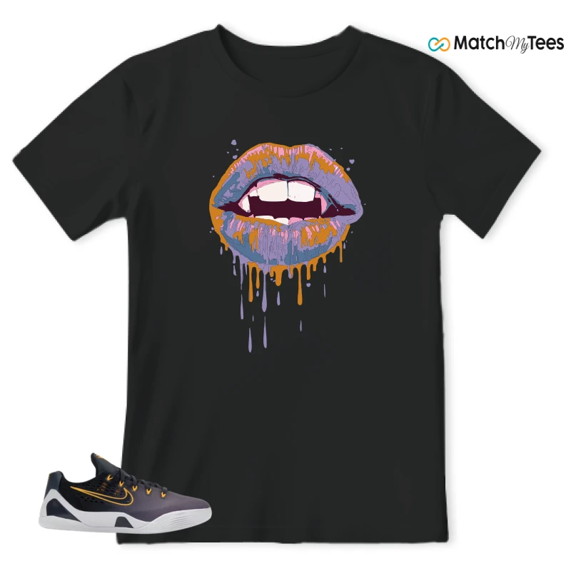 NIKE KOBE 9 EM LOW FADE (GS) SNEAKER Matching Tees t-shirt