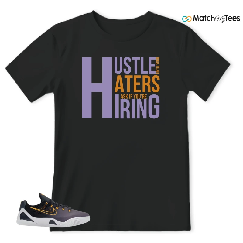 NIKE KOBE 9 EM LOW FADE (GS) SNEAKER Matching Tees t-shirt