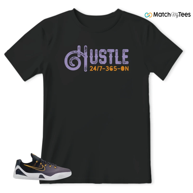 NIKE KOBE 9 EM LOW FADE (GS) SNEAKER Matching Tees t-shirt