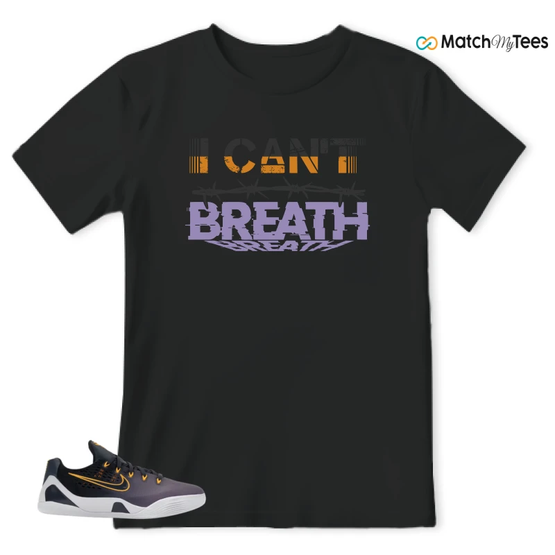 NIKE KOBE 9 EM LOW FADE (GS) SNEAKER Matching Tees t-shirt