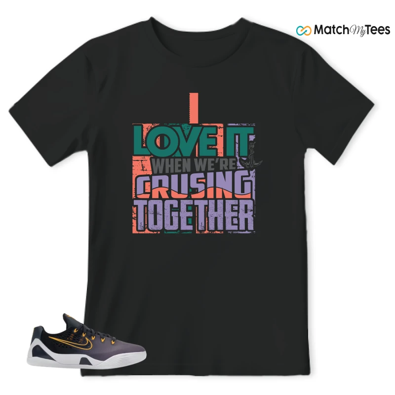 NIKE KOBE 9 EM LOW FADE (GS) SNEAKER Matching Tees t-shirt