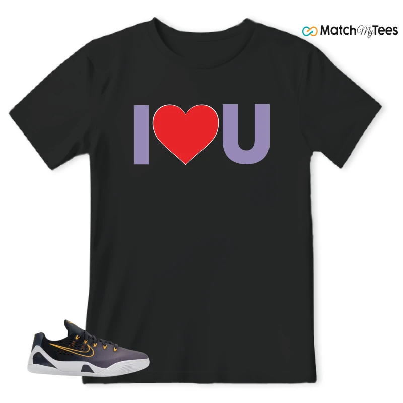 NIKE KOBE 9 EM LOW FADE (GS) SNEAKER Matching Tees t-shirt