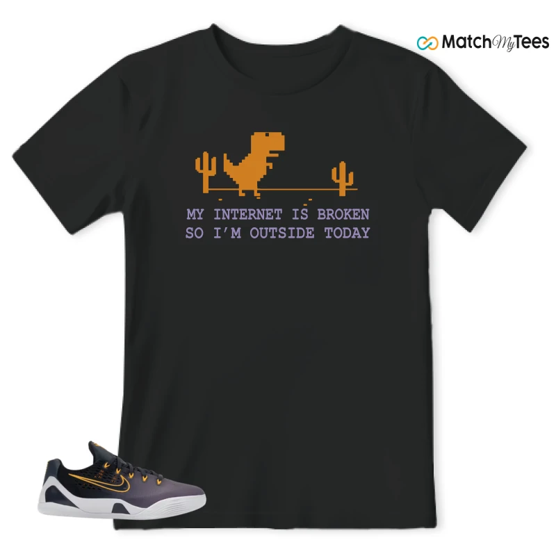 NIKE KOBE 9 EM LOW FADE (GS) SNEAKER Matching Tees t-shirt