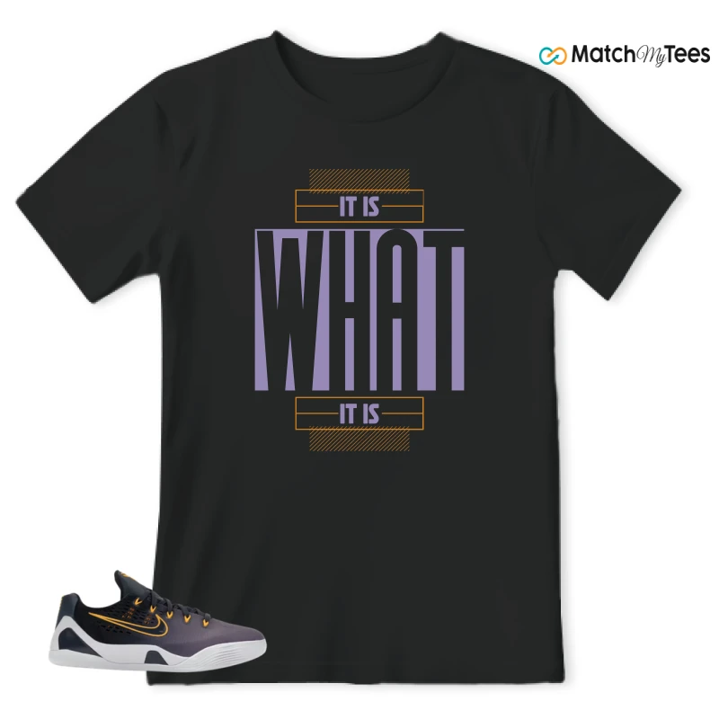 NIKE KOBE 9 EM LOW FADE (GS) SNEAKER Matching Tees t-shirt