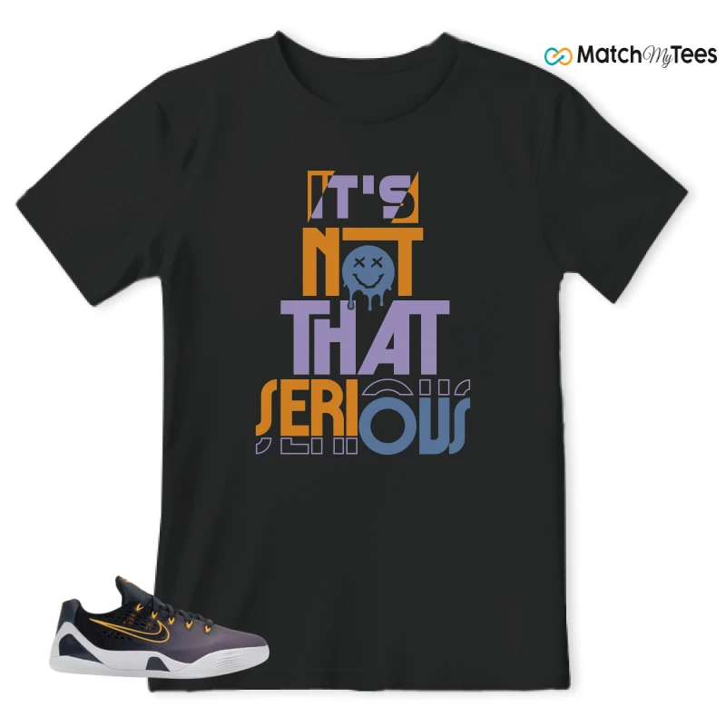 NIKE KOBE 9 EM LOW FADE (GS) SNEAKER Matching Tees t-shirt