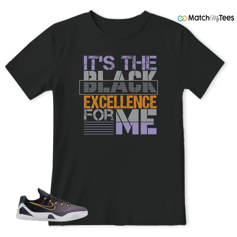 NIKE KOBE 9 EM LOW FADE (GS) SNEAKER Matching Tees t-shirt