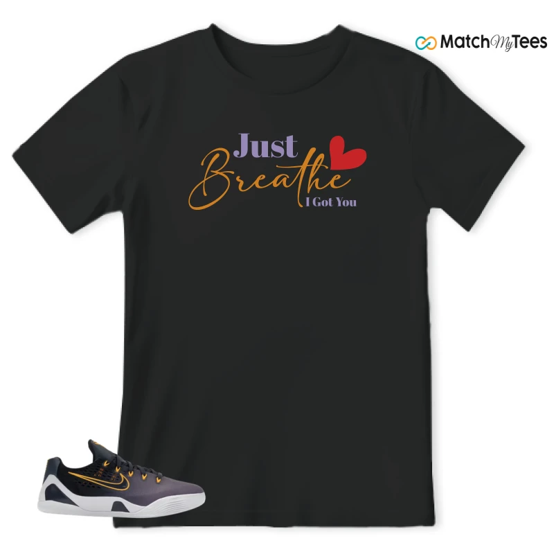 NIKE KOBE 9 EM LOW FADE (GS) SNEAKER Matching Tees t-shirt