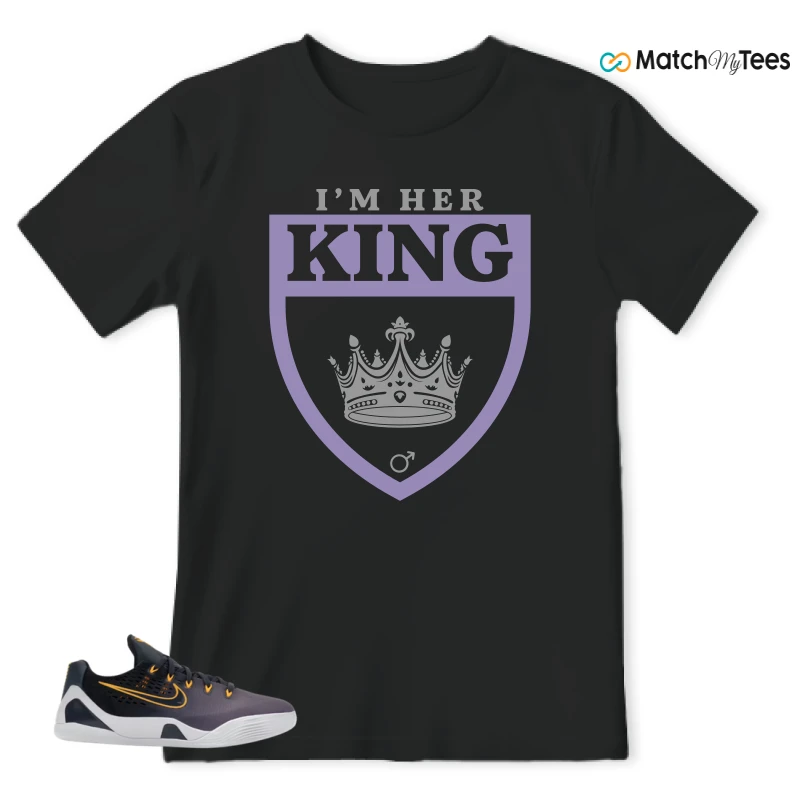 NIKE KOBE 9 EM LOW FADE (GS) SNEAKER Matching Tees t-shirt