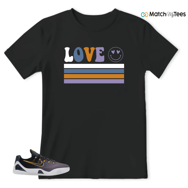 NIKE KOBE 9 EM LOW FADE (GS) SNEAKER Matching Tees t-shirt