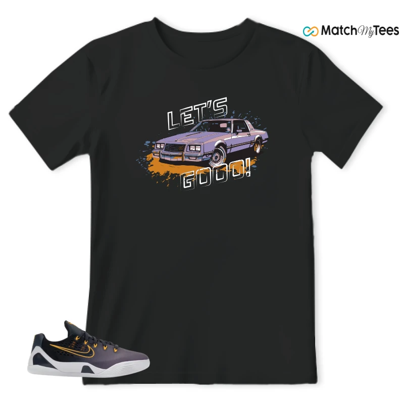 NIKE KOBE 9 EM LOW FADE (GS) SNEAKER Matching Tees t-shirt