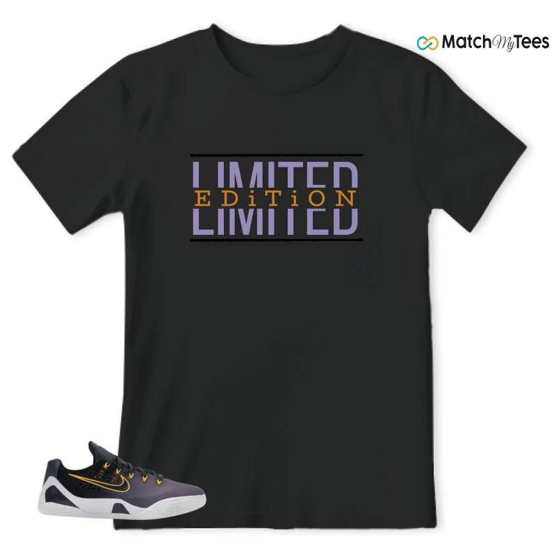 NIKE KOBE 9 EM LOW FADE (GS) SNEAKER Matching Tees t-shirt