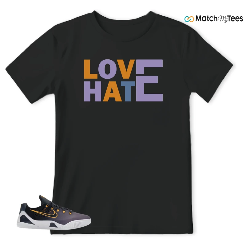 NIKE KOBE 9 EM LOW FADE (GS) SNEAKER Matching Tees t-shirt