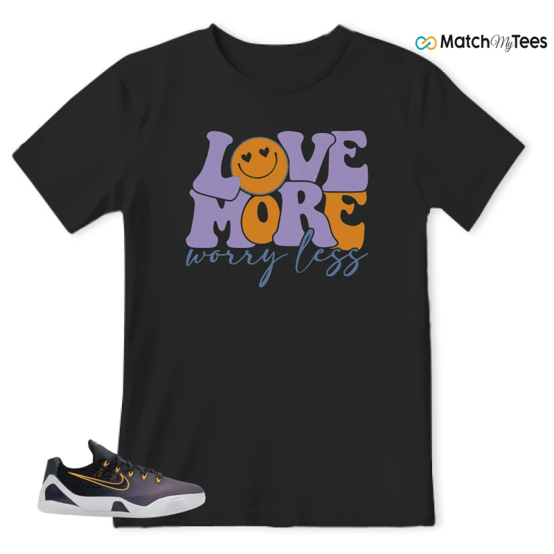 NIKE KOBE 9 EM LOW FADE (GS) SNEAKER Matching Tees t-shirt