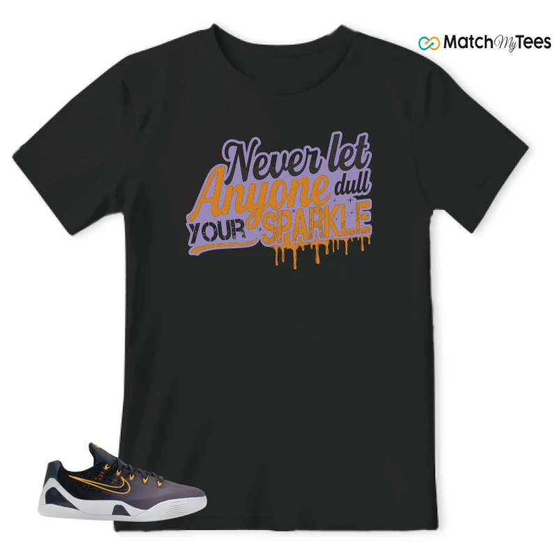 NIKE KOBE 9 EM LOW FADE (GS) SNEAKER Matching Tees t-shirt