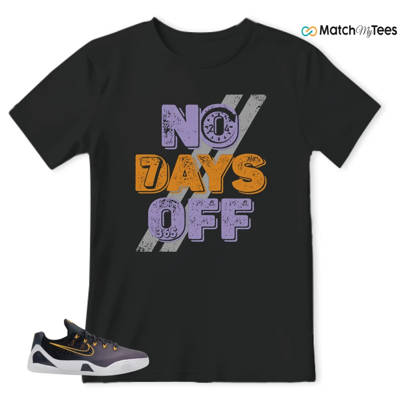 NIKE KOBE 9 EM LOW FADE (GS) SNEAKER Matching Tees t-shirt