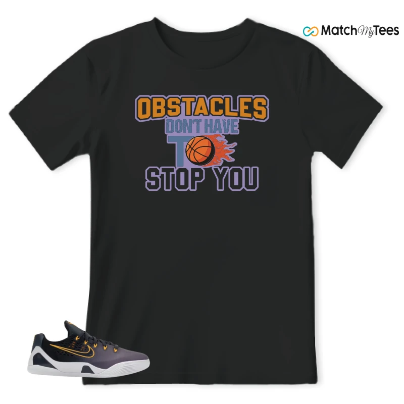 NIKE KOBE 9 EM LOW FADE (GS) SNEAKER Matching Tees t-shirt