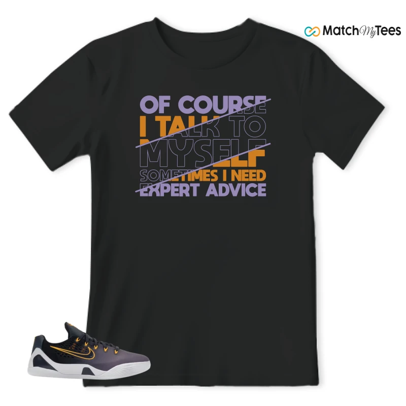 NIKE KOBE 9 EM LOW FADE (GS) SNEAKER Matching Tees t-shirt