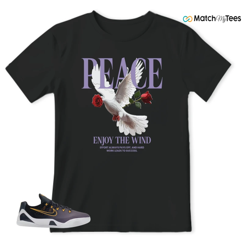 NIKE KOBE 9 EM LOW FADE (GS) SNEAKER Matching Tees t-shirt