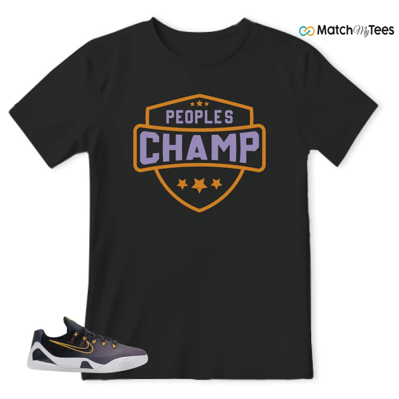 NIKE KOBE 9 EM LOW FADE (GS) SNEAKER Matching Tees t-shirt