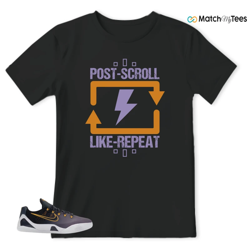 NIKE KOBE 9 EM LOW FADE (GS) SNEAKER Matching Tees t-shirt