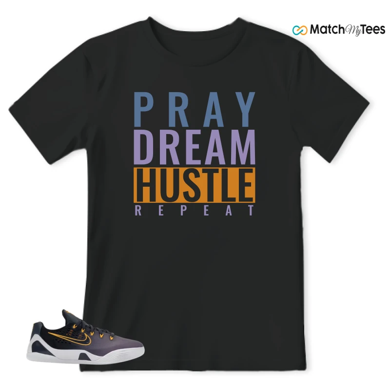 NIKE KOBE 9 EM LOW FADE (GS) SNEAKER Matching Tees t-shirt