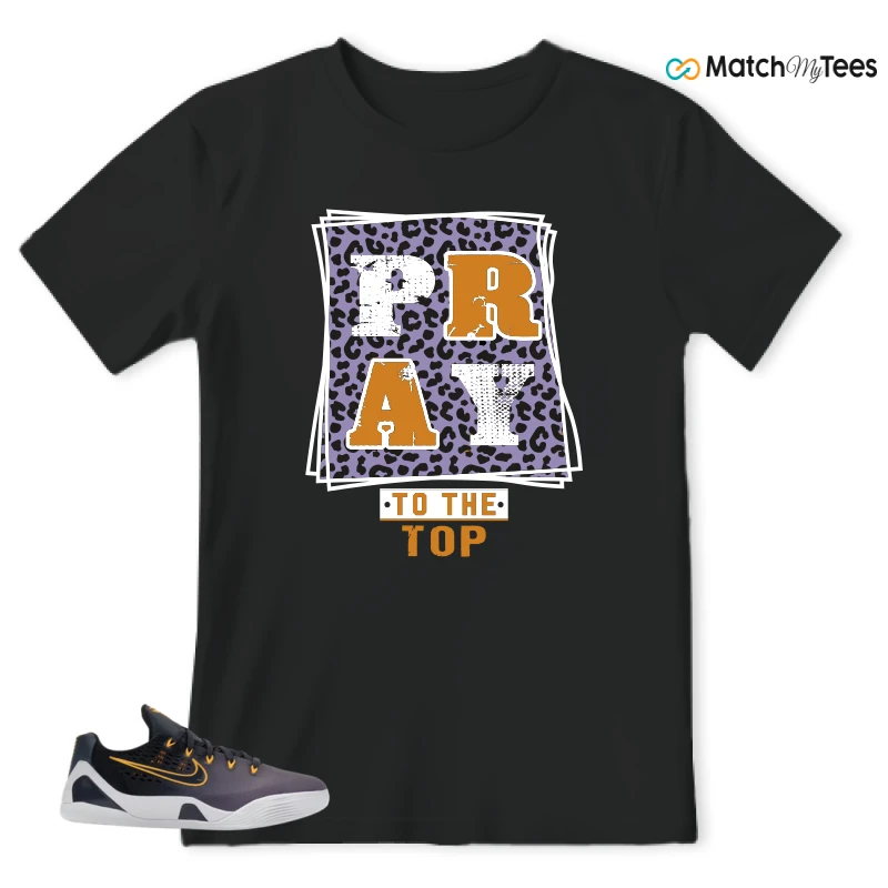NIKE KOBE 9 EM LOW FADE (GS) SNEAKER Matching Tees t-shirt