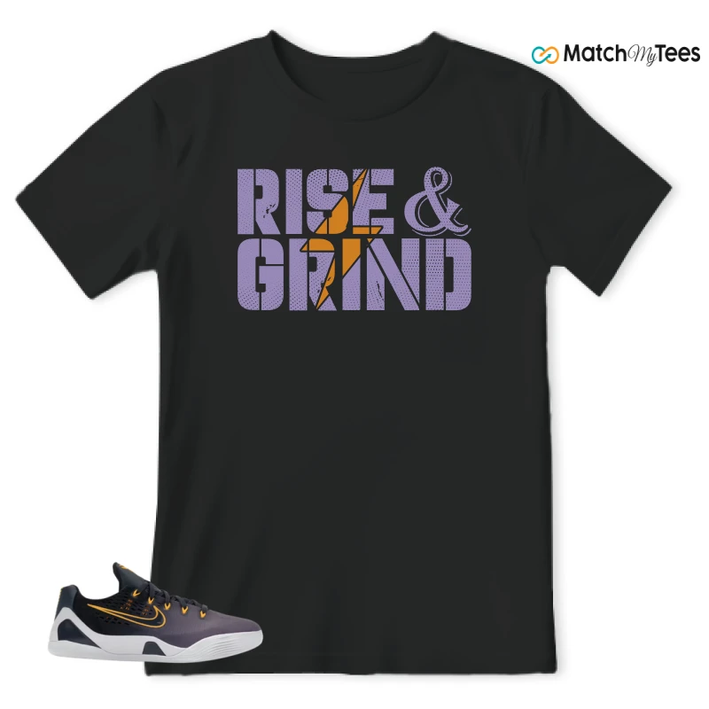 NIKE KOBE 9 EM LOW FADE (GS) SNEAKER Matching Tees t-shirt