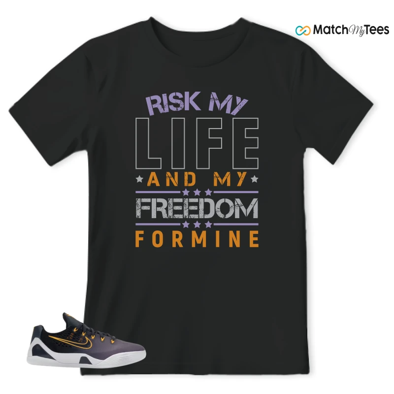 NIKE KOBE 9 EM LOW FADE (GS) SNEAKER Matching Tees t-shirt