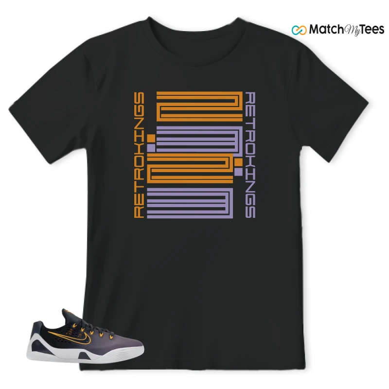 NIKE KOBE 9 EM LOW FADE (GS) SNEAKER Matching Tees t-shirt