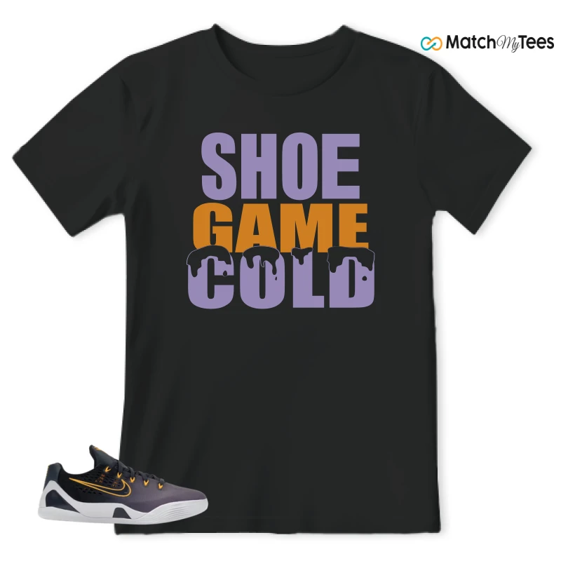NIKE KOBE 9 EM LOW FADE (GS) SNEAKER Matching Tees t-shirt