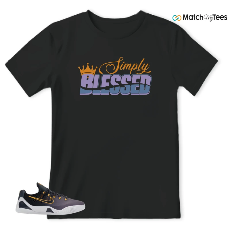 NIKE KOBE 9 EM LOW FADE (GS) SNEAKER Matching Tees t-shirt