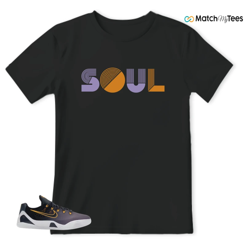 NIKE KOBE 9 EM LOW FADE (GS) SNEAKER Matching Tees t-shirt