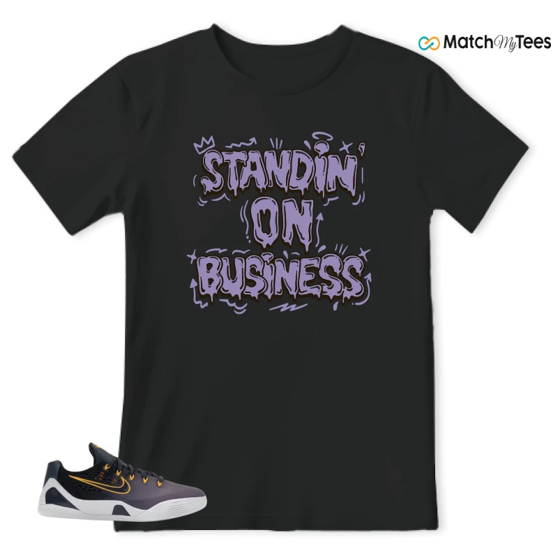 NIKE KOBE 9 EM LOW FADE (GS) SNEAKER Matching Tees t-shirt