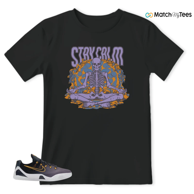 NIKE KOBE 9 EM LOW FADE (GS) SNEAKER Matching Tees t-shirt