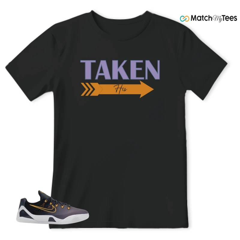 NIKE KOBE 9 EM LOW FADE (GS) SNEAKER Matching Tees t-shirt