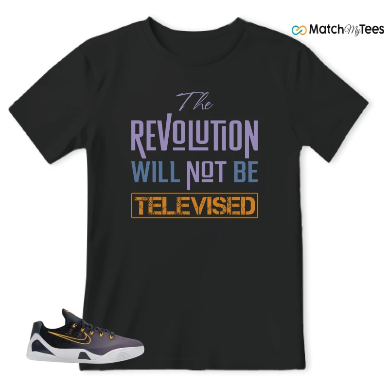 NIKE KOBE 9 EM LOW FADE (GS) SNEAKER Matching Tees t-shirt