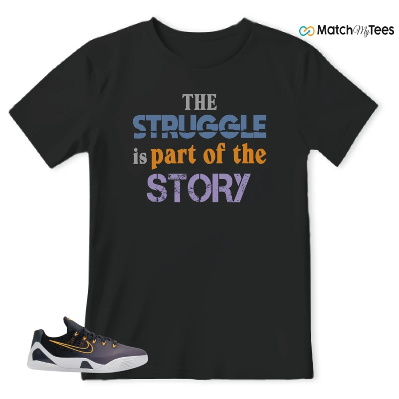 NIKE KOBE 9 EM LOW FADE (GS) SNEAKER Matching Tees t-shirt