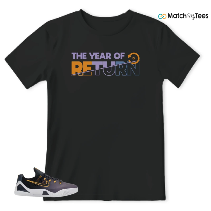 NIKE KOBE 9 EM LOW FADE (GS) SNEAKER Matching Tees t-shirt