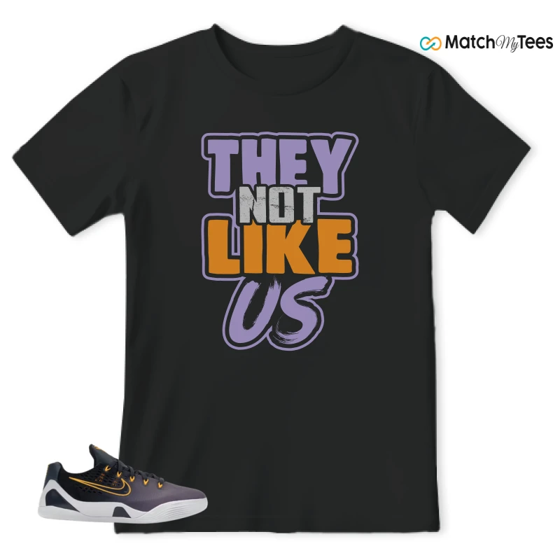NIKE KOBE 9 EM LOW FADE (GS) SNEAKER Matching Tees t-shirt