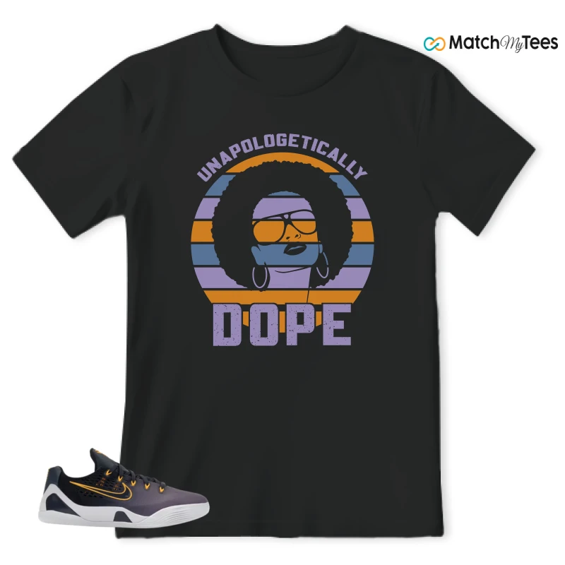 NIKE KOBE 9 EM LOW FADE (GS) SNEAKER Matching Tees t-shirt