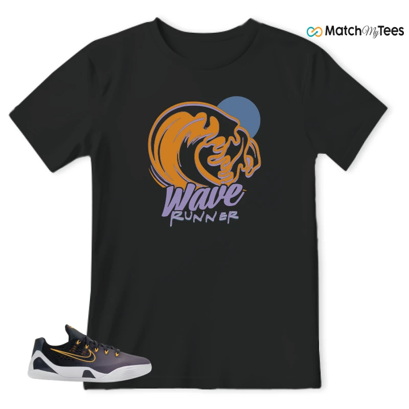NIKE KOBE 9 EM LOW FADE (GS) SNEAKER Matching Tees t-shirt