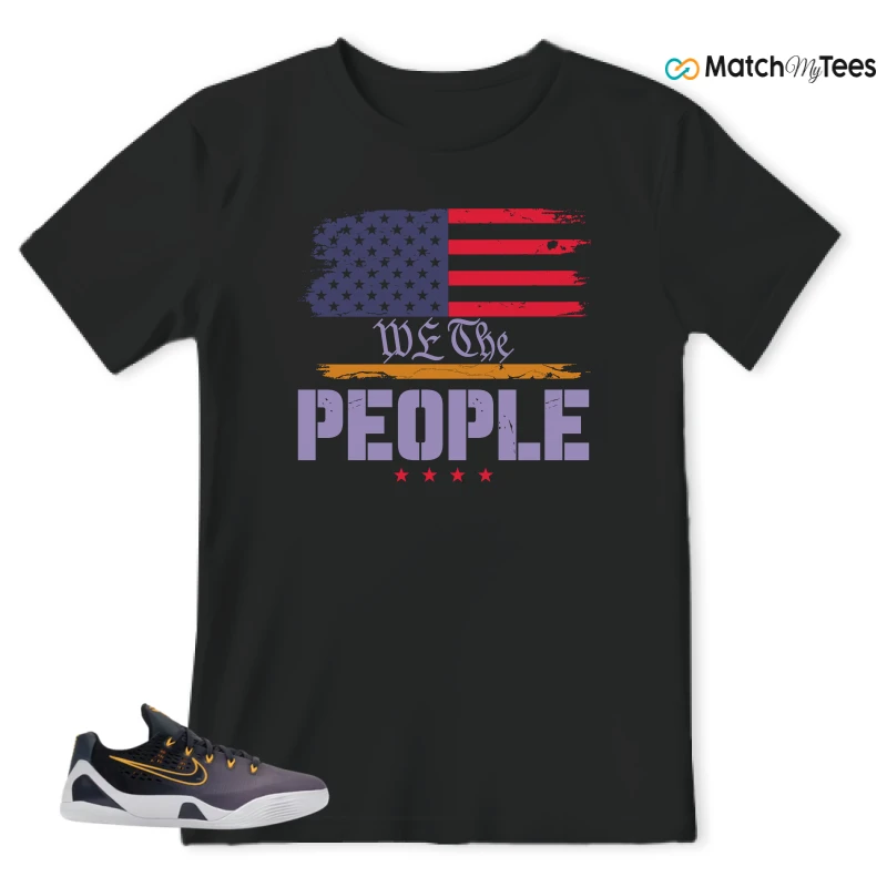 NIKE KOBE 9 EM LOW FADE (GS) SNEAKER Matching Tees t-shirt