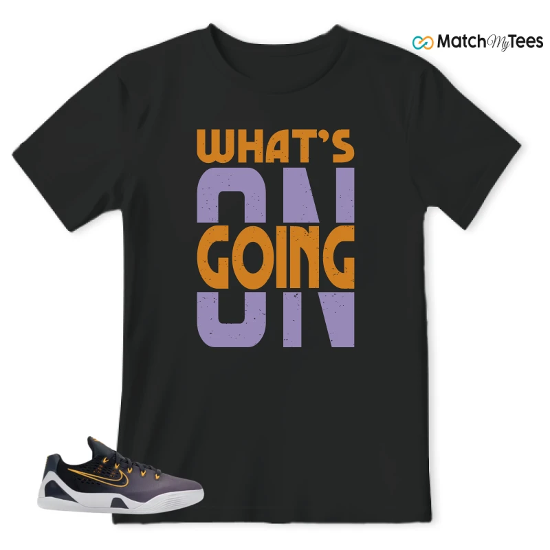 NIKE KOBE 9 EM LOW FADE (GS) SNEAKER Matching Tees t-shirt