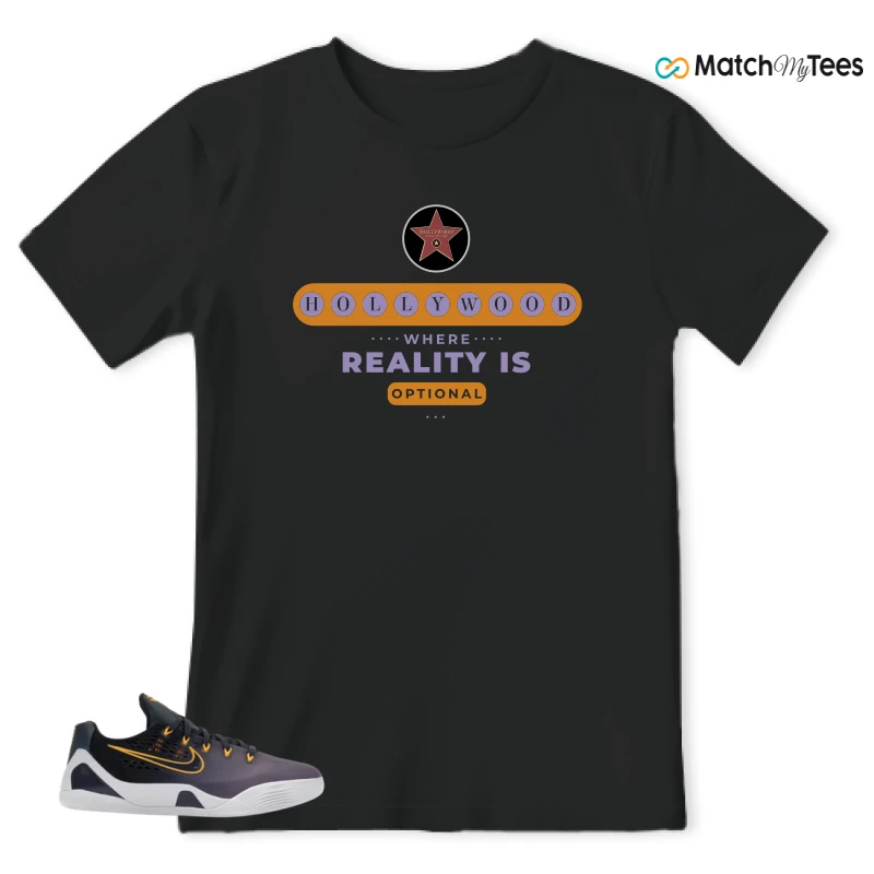 NIKE KOBE 9 EM LOW FADE (GS) SNEAKER Matching Tees t-shirt