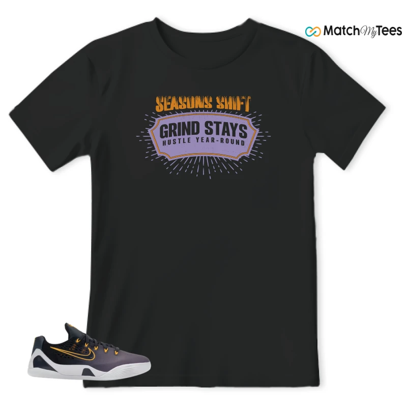 NIKE KOBE 9 EM LOW FADE (GS) SNEAKER Matching Tees t-shirt