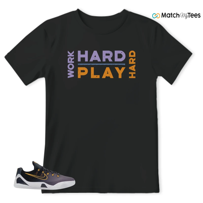 NIKE KOBE 9 EM LOW FADE (GS) SNEAKER Matching Tees t-shirt