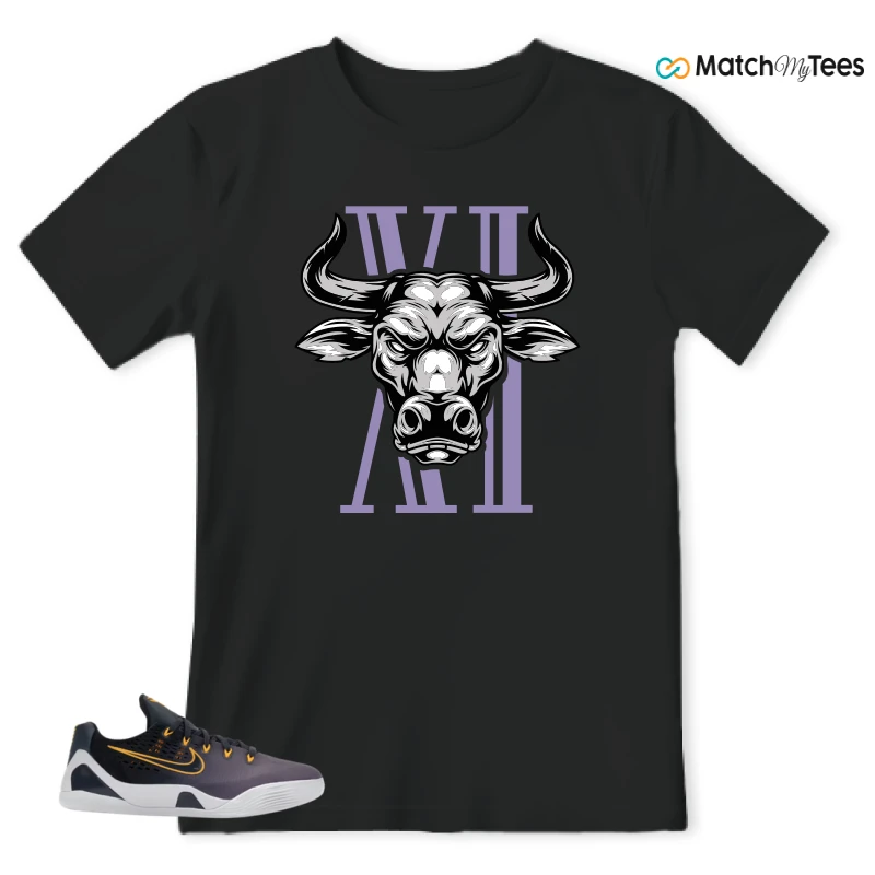 NIKE KOBE 9 EM LOW FADE (GS) SNEAKER Matching Tees t-shirt