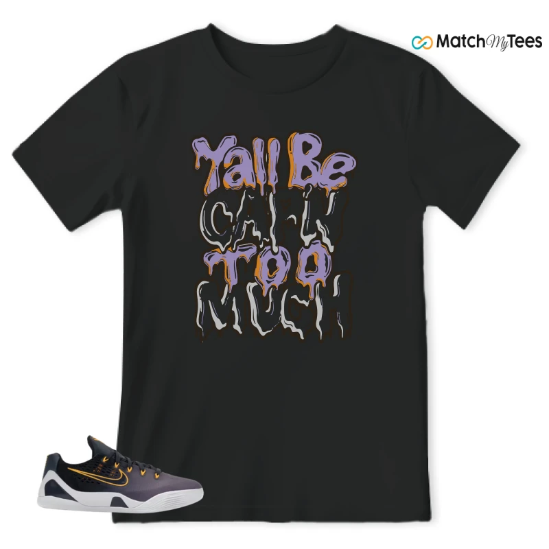 NIKE KOBE 9 EM LOW FADE (GS) SNEAKER Matching Tees t-shirt