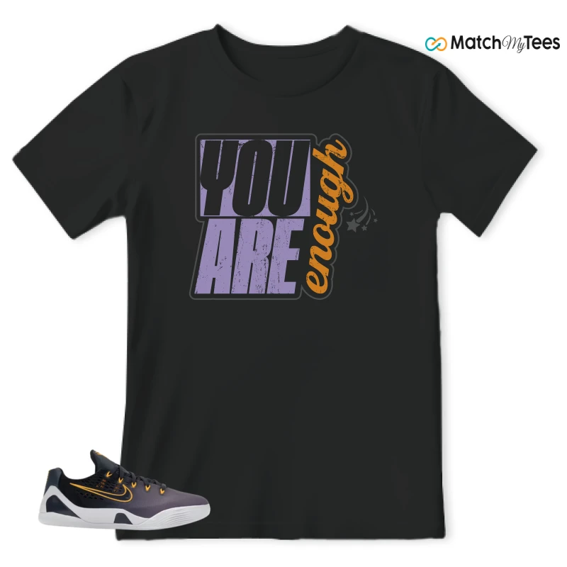 NIKE KOBE 9 EM LOW FADE (GS) SNEAKER Matching Tees t-shirt