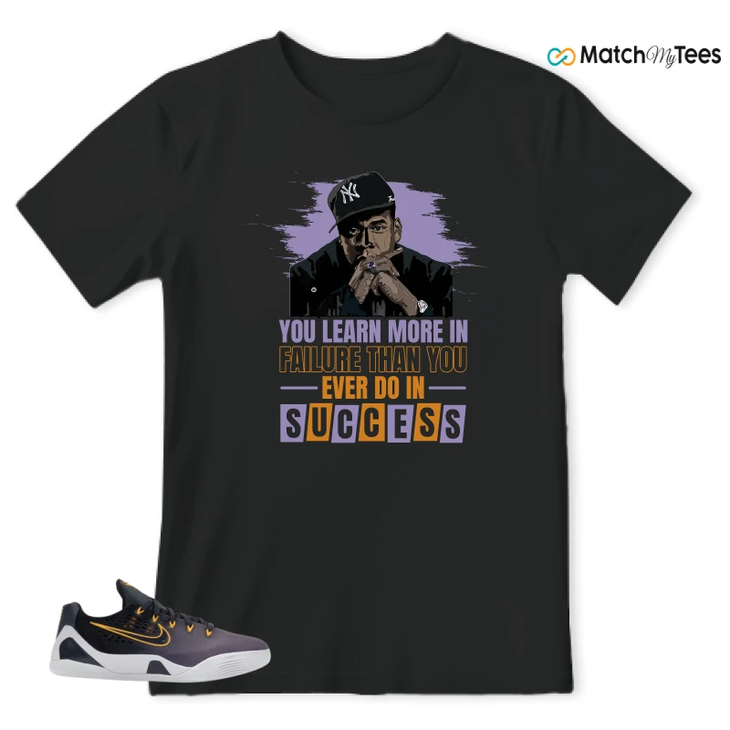 NIKE KOBE 9 EM LOW FADE (GS) SNEAKER Matching Tees t-shirt